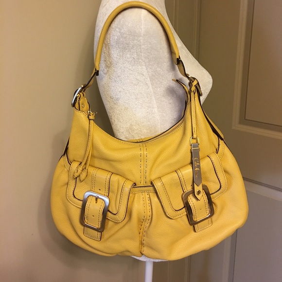 Beautiful sunflower yellow Cole Haan shoulder bag - Picture 4 of 8