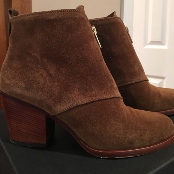 Marc By Marc Jacobs Front Zip Tan Ankle Boot Sz 8 - Picture 3 of 8