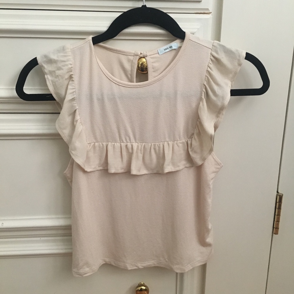 Urban Outfitters ‘Kimchi Blue’ Cream Crop Top XS