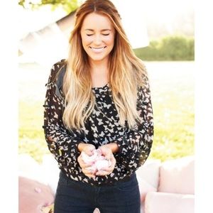 LC Lauren Conrad Butterfly Blouse