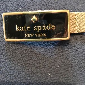 NWT Kate Spade Gold Belt with Black buckle