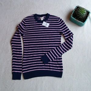NWT J Crew Striped Sweater