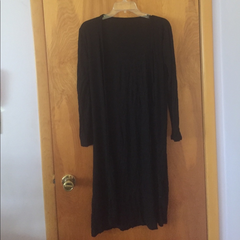 Black Maxi Cardigan