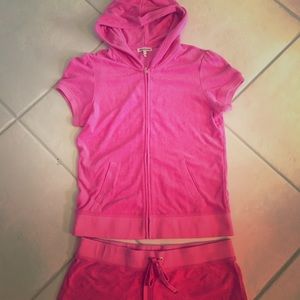 Juicy Couture hooded Jacket & Shorts