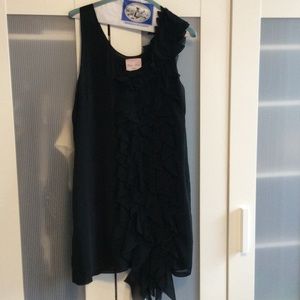Romeo & Juliet couture chiffon dress with ruffle