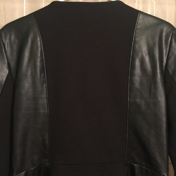 EUC {DKNYC} Vegan Leather & Ponte Panel Jacket - Picture 6 of 8