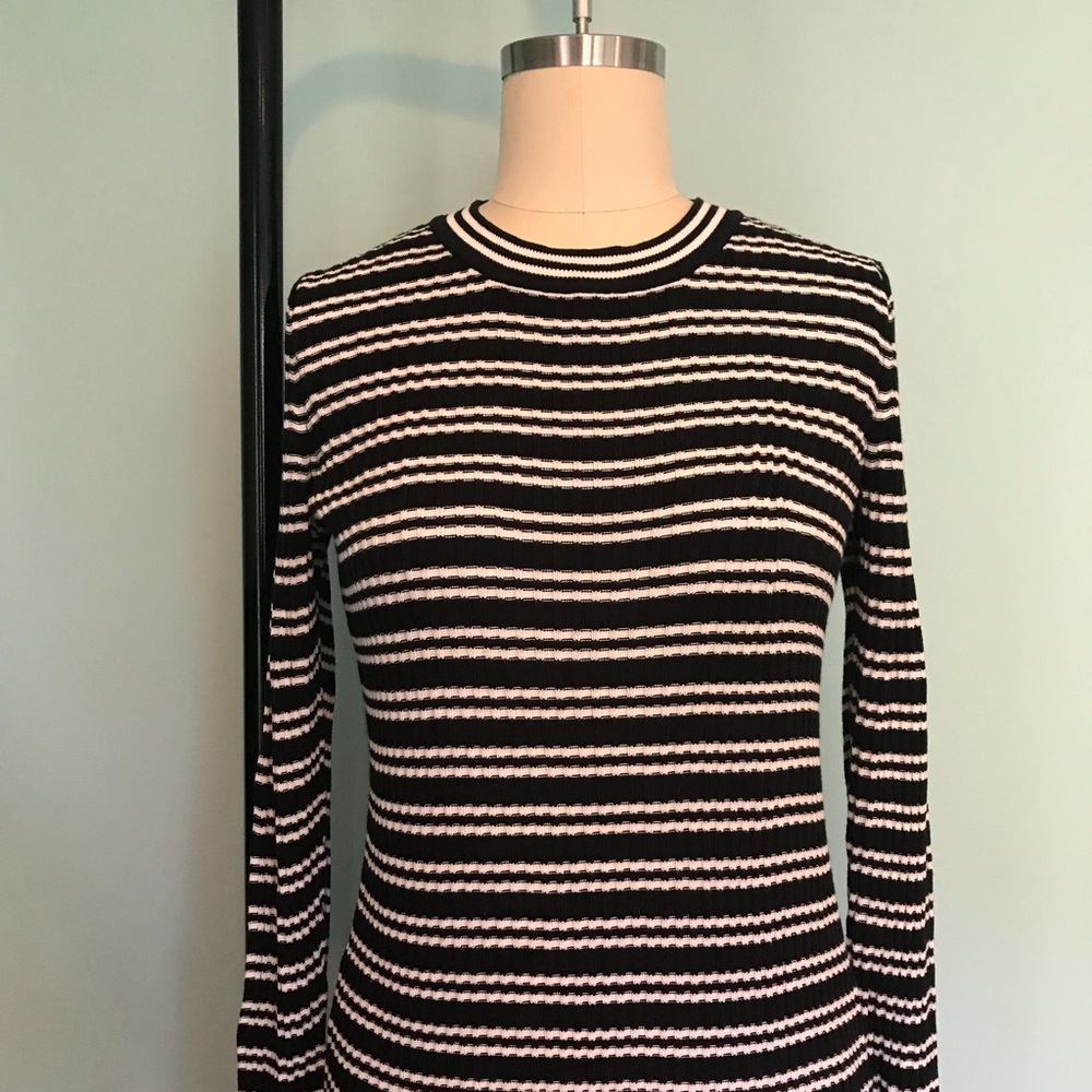 Striped H&M Sweater Maxi Dress