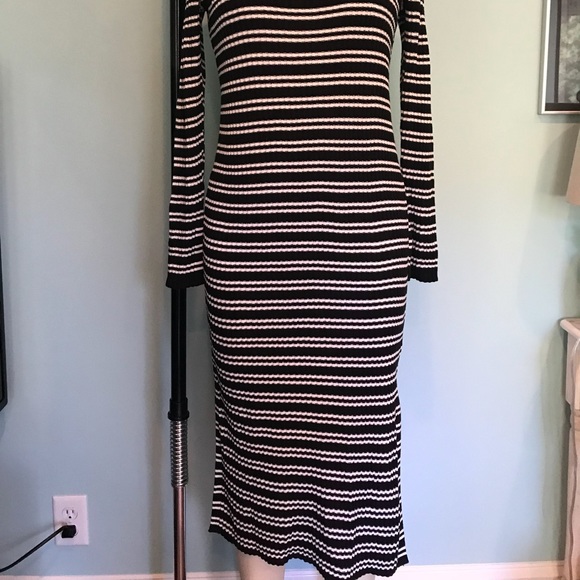 Striped H&M Sweater Maxi Dress - Picture 2 of 4