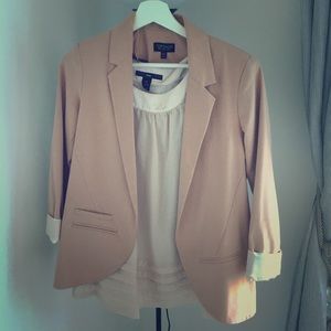 Topshop Blazer & H&M top