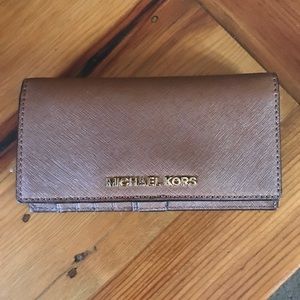 Tan Michael Kors Wallet