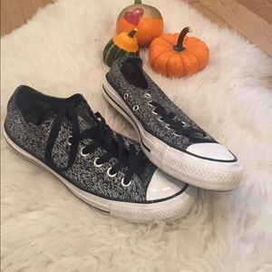 Converse All-Stars - black reflective print - fun!