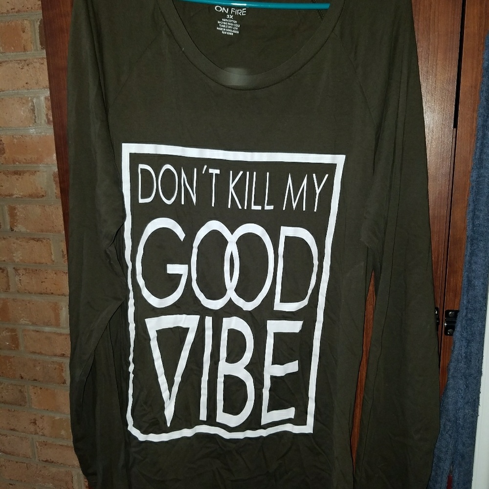 Long Sleeved Forest Green Shirt