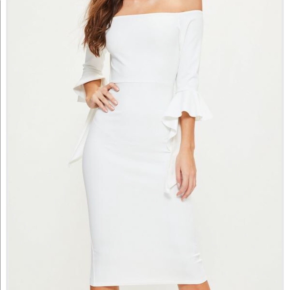 MissGuided Bardot style dress