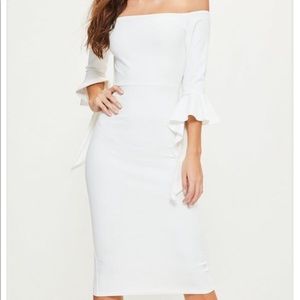 MissGuided Bardot style dress
