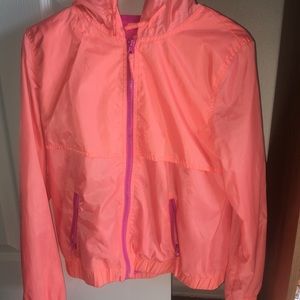 Mossimo coral and hot pink windbreaker