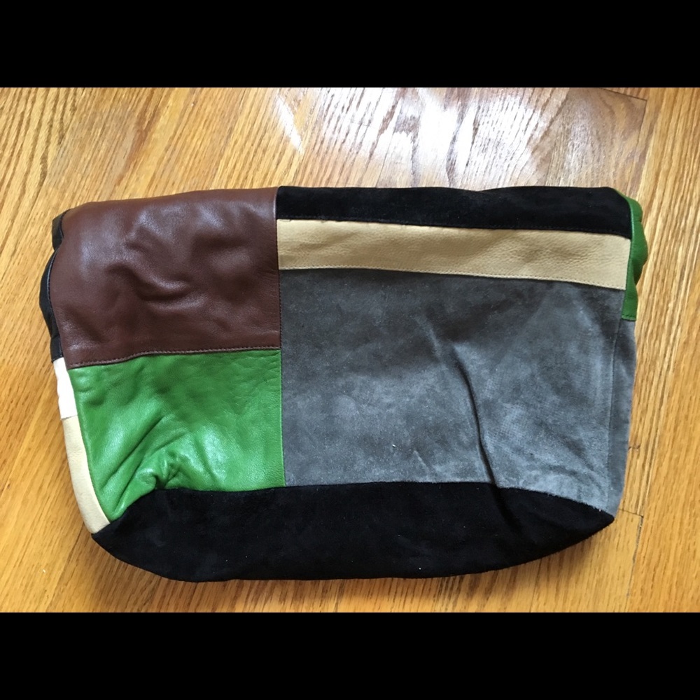 Derek Lam suede & leather clutch - Picture 3 of 4