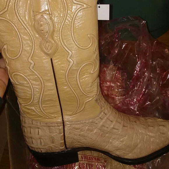 Los Altos boots Caiman horn