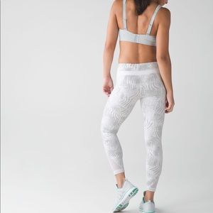lululemon Inspire Tight II Palm Camo White Nimbus