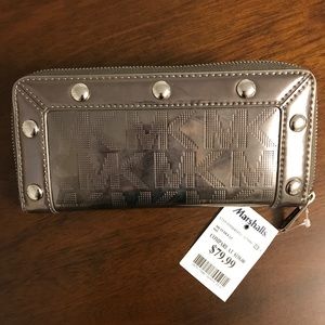 Brand new with tags silver Michael Kors wallet