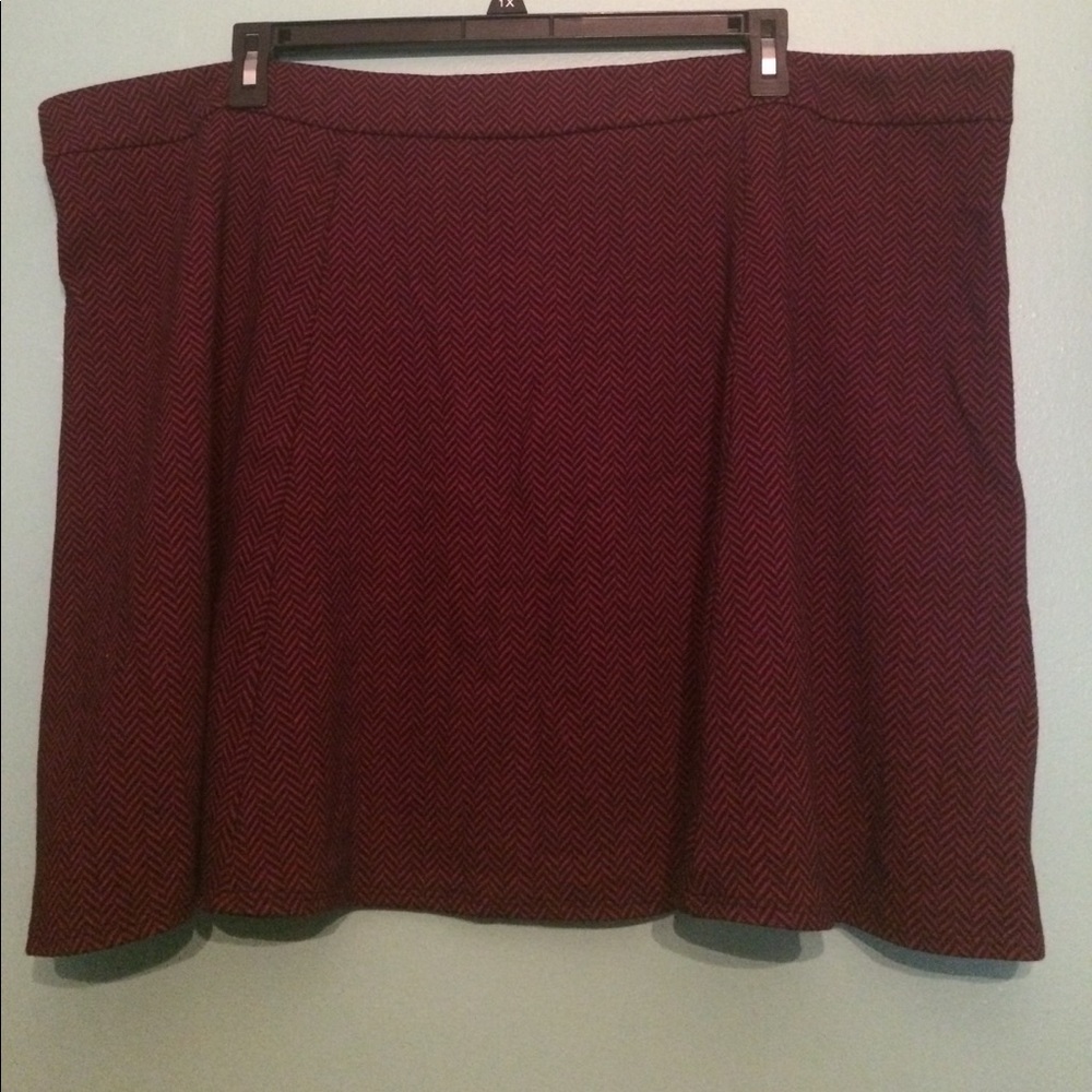 Ava and Viv herringbone wool skirt