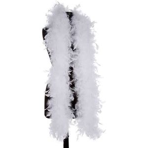White feather boa