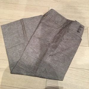 Max Studio cropped linen pants