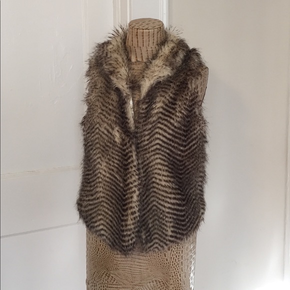 Francesca's Collections Jackets & Blazers - Faux Fur Vest