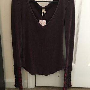 ✨free people purple thermal! ✨