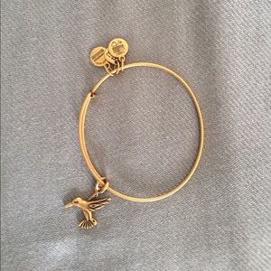 Alex and Ani gold hummingbird charm