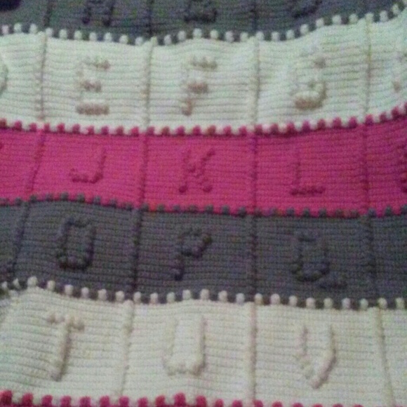 Crochet ABC Baby blanket