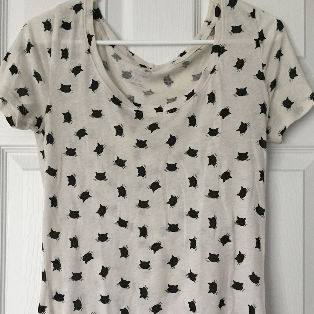 Cat Silhouette Top