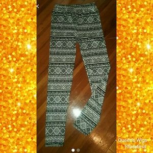 Black and white tights