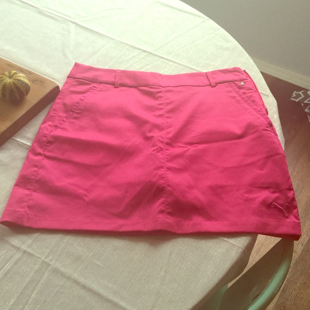 PUMA pink Womens golf/tennis skort