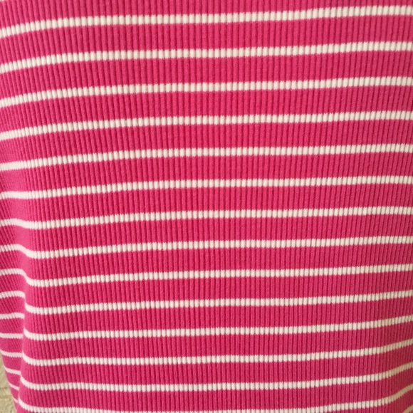 Ralph Lauren Ribbed Striped Pink Top Size P/S - Picture 8 of 8