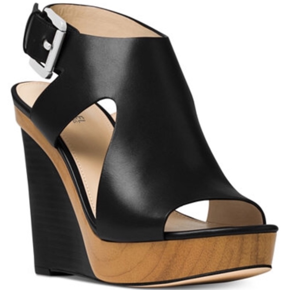 Michael Kors cut out wedges