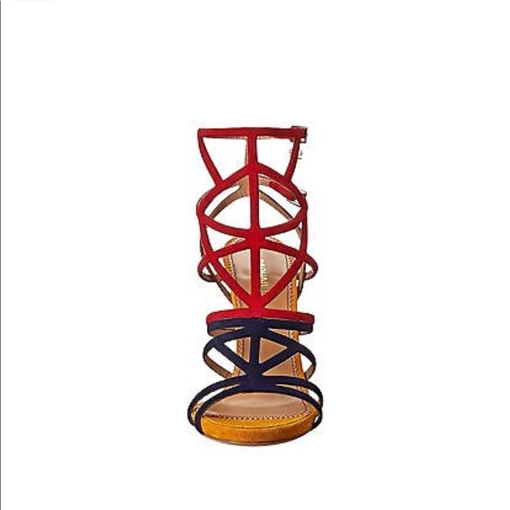 DSQUARED2 color block heel