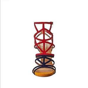 DSQUARED2 color block heel