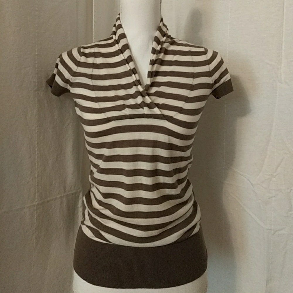 Like New Wool & Cashmere Mix High Neck T-Shirt