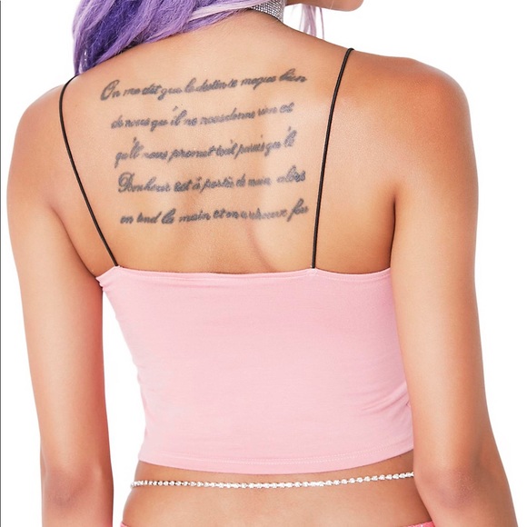 🔥🐶 “Send me dog pics" graphic cami crop tank - Picture 4 of 7