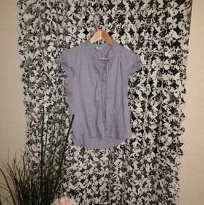 April Cornell Violet blouse with ties