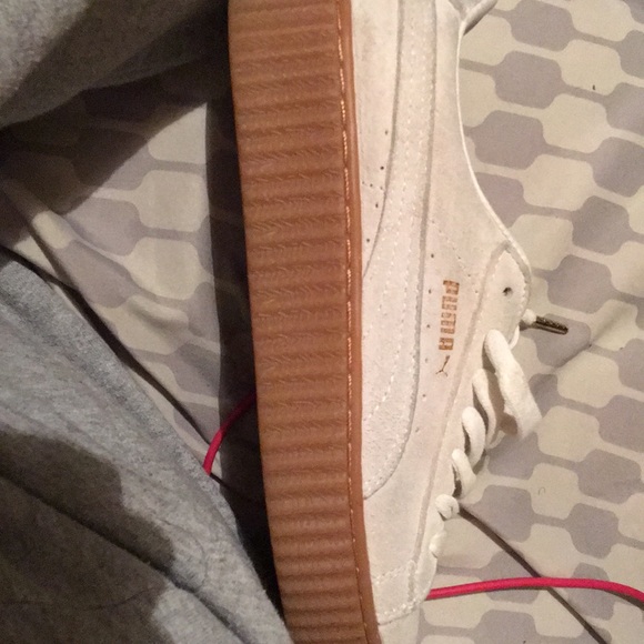 White Rihanna puma creepers - Picture 6 of 7
