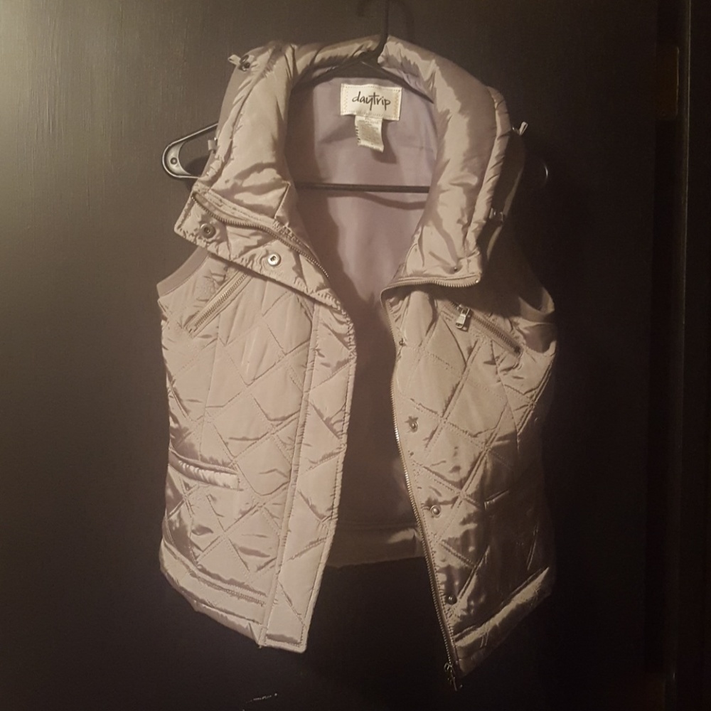 Silver, never worn Daytrip puffer vest.