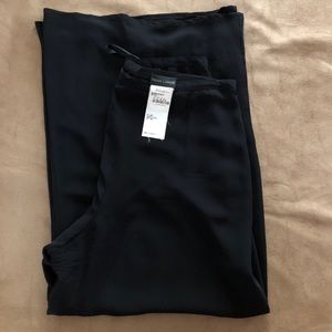 Rena Lange Black Wide Leg Dress Pants Size 12