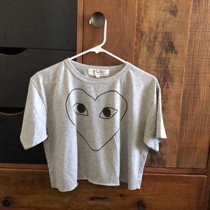 Comme des Garçons crop top