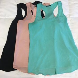 Bundle 3 racer back tank tops