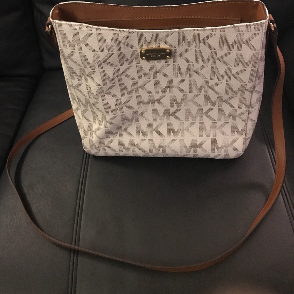 Michael Kors white crossbody