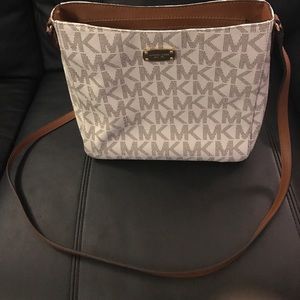 Michael Kors white crossbody