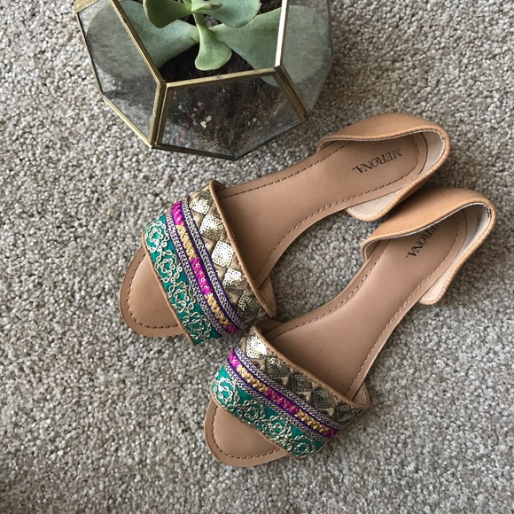 Merona Shoes - Like new colorful flats