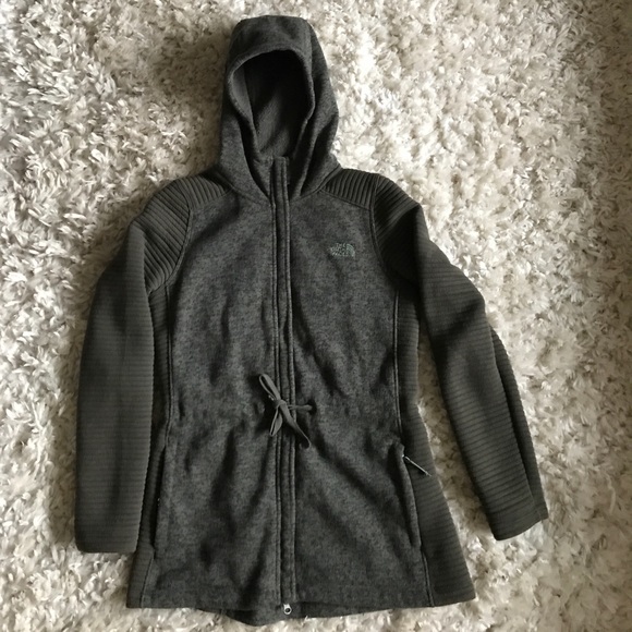 The North Face Jackets & Blazers - The North Face Long Fleece Hooded Jacket