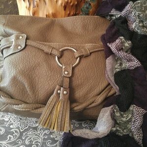 Women's Grey Rosetti Shoulder Bag